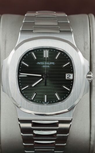 nautilus 5711a green dial cnc + buff MOD