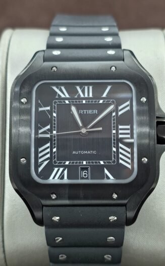 Cartier Santo 40mm Black ceramic BVF