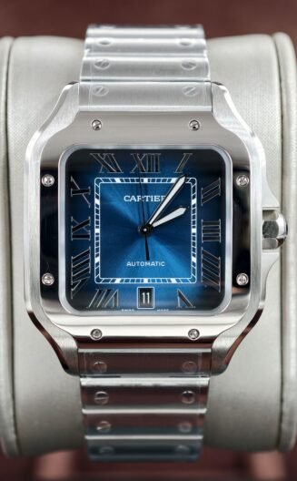 Cartier Santo 40mm blue dial BVF
